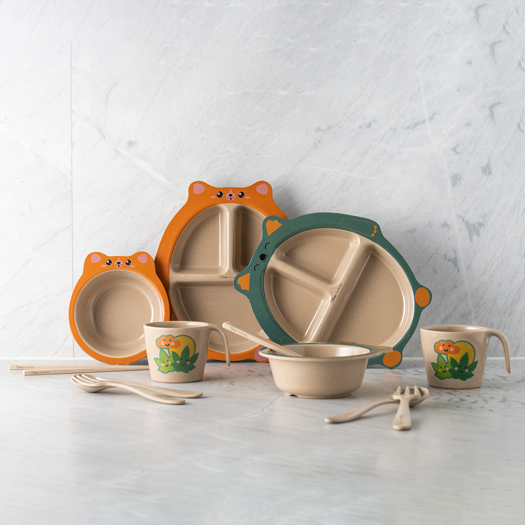 Cannalise Kids Tableware Set - 6 Items in The Pack